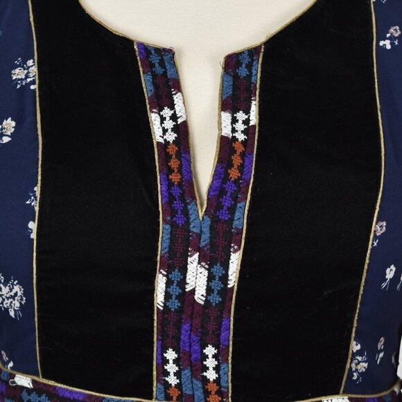 Maeve Quartier Latin Dress Bohemian Patchwork - XL - Picture 3 of 9